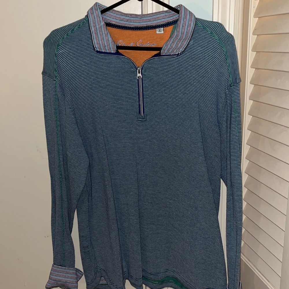 Robert Graham lightweight zip up.